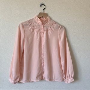 Vintage Button Up Blouse